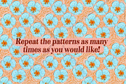 Retro Wildflowers - Bold Flowers, a Texture Illustration by Dear Darling Design (Thumbnail 6 of 11)