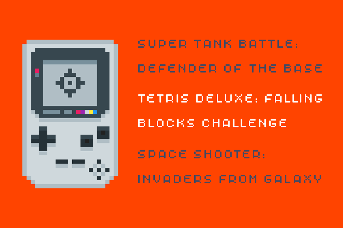 Player One - Pixel Typeface, a Sans Serif Font by alpercakici (Photo 3 of 13)