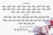 Flower Script Font, a Script Font by Densu Creative (Thumbnail 9 of 9)