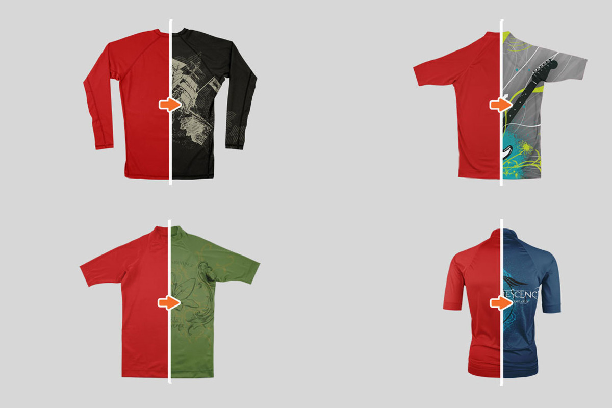 Men’s Rashguard Mockup Template Pack, a Product Mockup by Go Media's Arsenal (Photo 6 of 7)