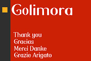 Golimora – Modern Serif Typeface, a Font by Sanskertype Studio (Thumbnail 7 of 7)