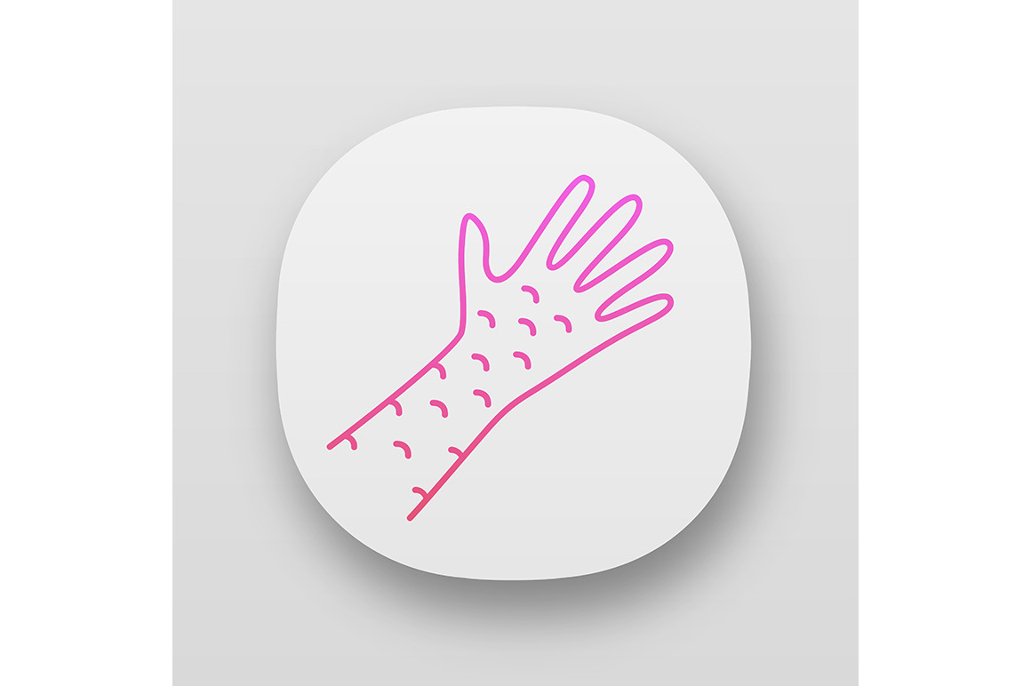 Skin rash, hives app icon, an Outline Icon by bsd studio | Creative Market