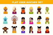 Flat avatars set, an Object Graphic by Sviatlana-St (Thumbnail 2 of 2)