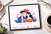 Flat Vector Valentine's Illustration, a Person Illustration by OWPictures (Thumbnail 3 of 3)