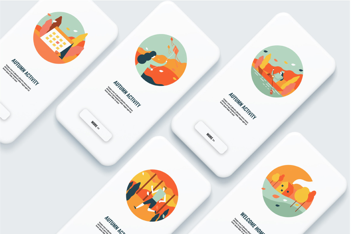 Autumn Activity Icons, an Icon by Foxyard studio (Photo 3 of 3)