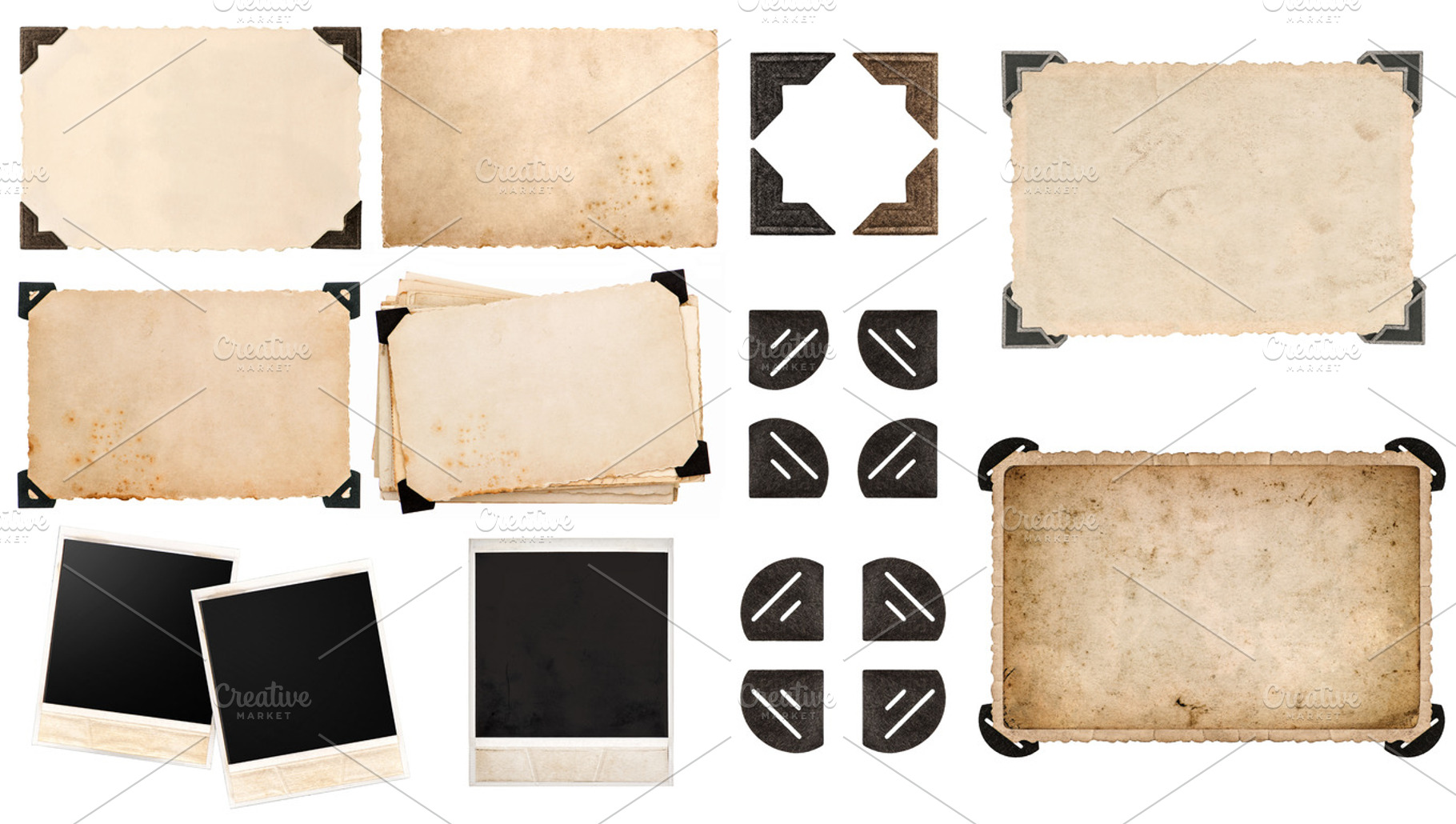 Vintage photo frame paper corner, an Arts & Entertainment Photo by ...