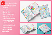 Unicorn Activity pages for kids book, an Education Illustration by Nursery Art (Thumbnail 7 of 9)