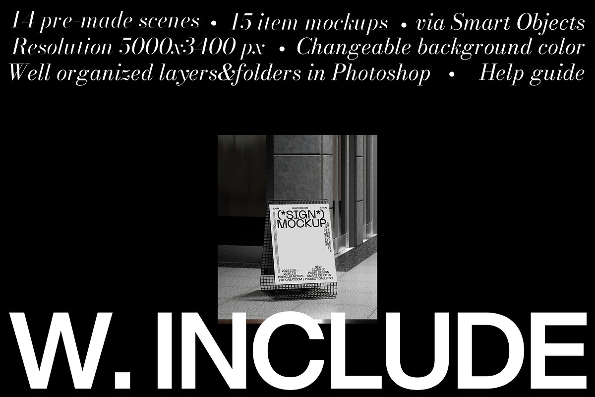 S-Signs mockups, an Advertising Mockup by Creatoom (Photo 5 of 10)