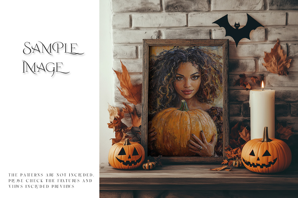 Halloween Spooky Frames Collection 2, a Household Mockup by mock-ups (Photo 8 of 23)