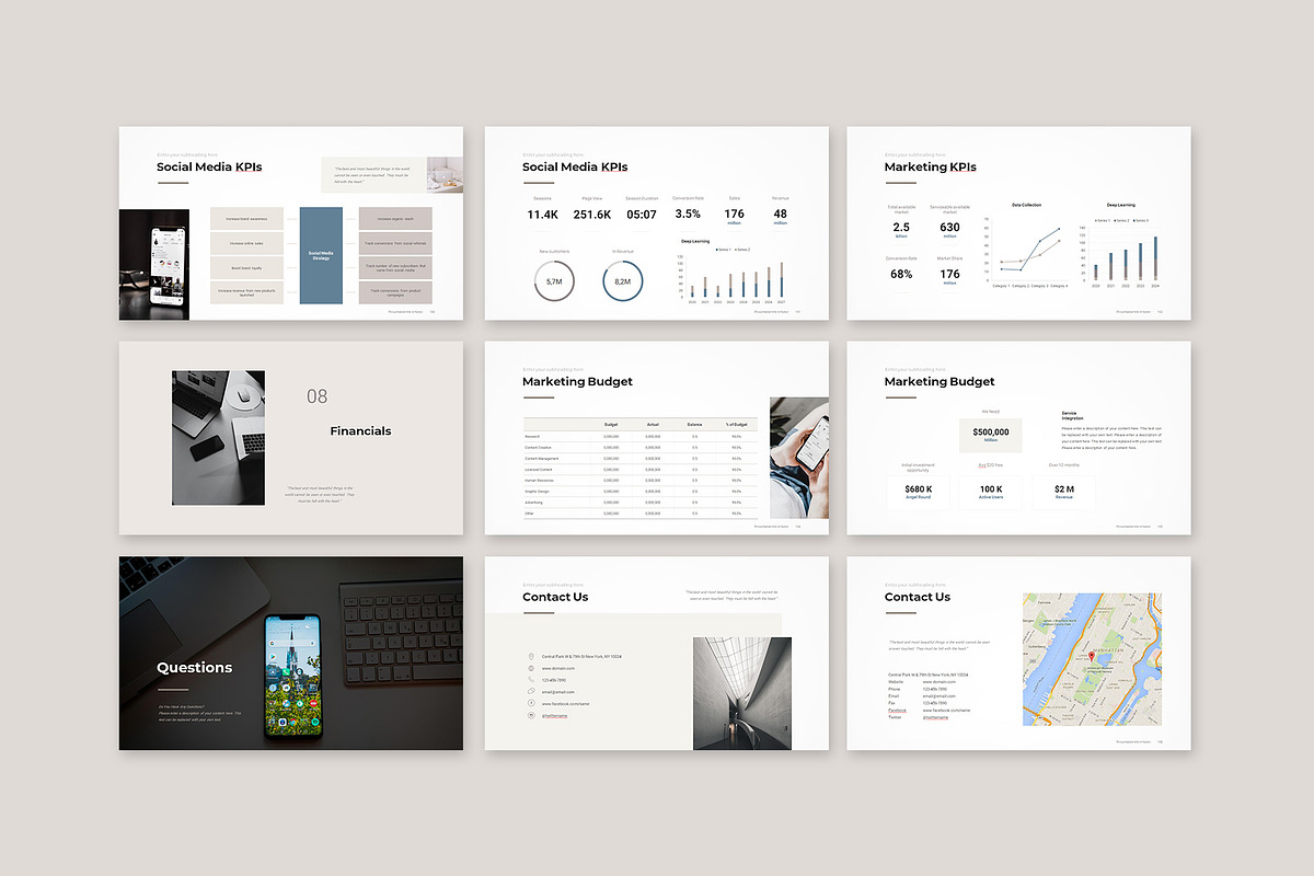 Social Media Marketing PowerPoint, a Presentation Template by CreativityForest (Photo 15 of 16)