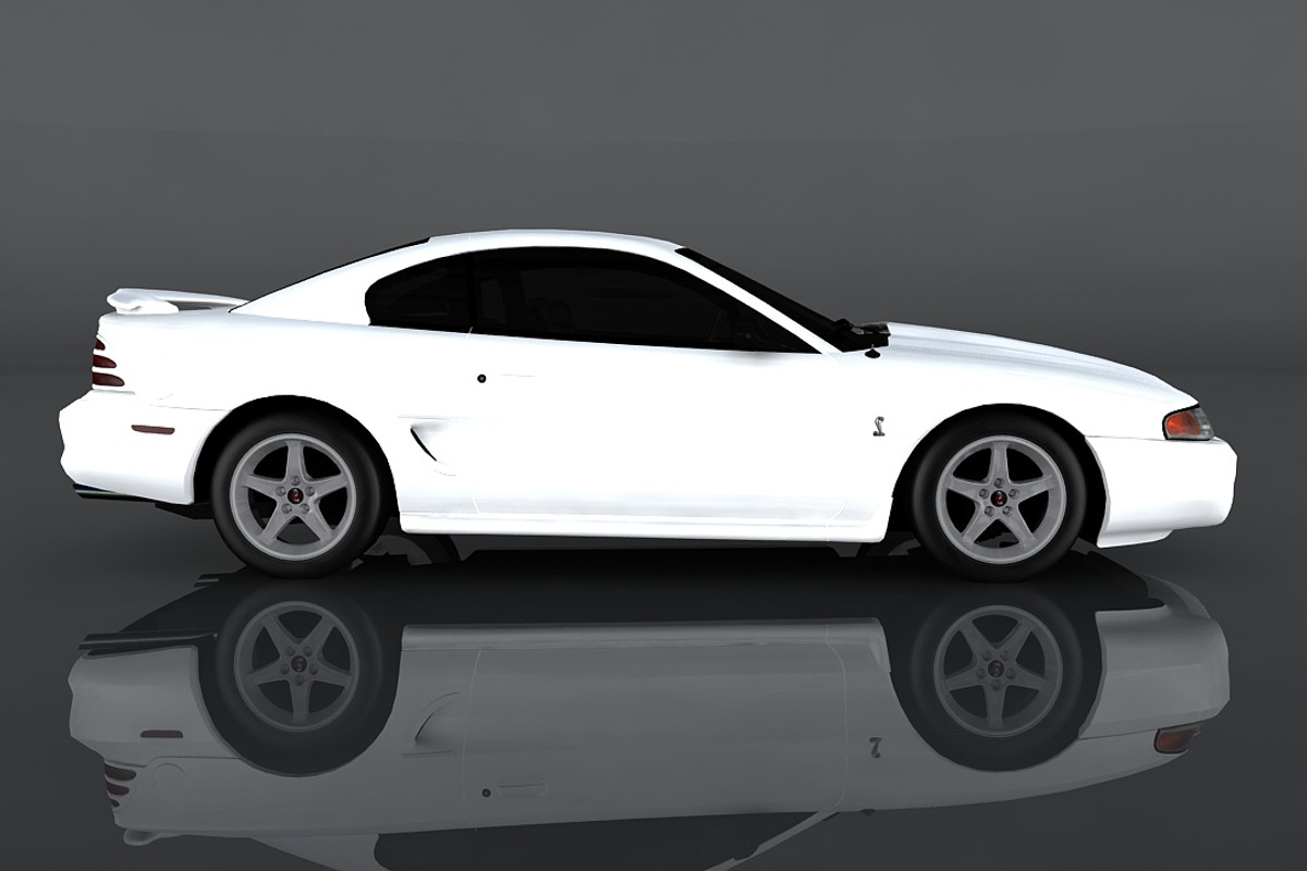 1995 Ford Mustang, a Cars & Vehicle 3D Model by valtriiu (Photo 3 of 12)