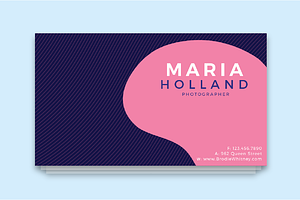 Maria Holland Business Card Template