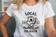 Funny Chicken Shirt Design Easter Pn, an Illustration by Sublimation Artist (Thumbnail 3 of 9)