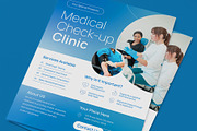 Check-Up Medical Clinic Flyer, a Flyer Template by graphicook (Thumbnail 2 of 3)