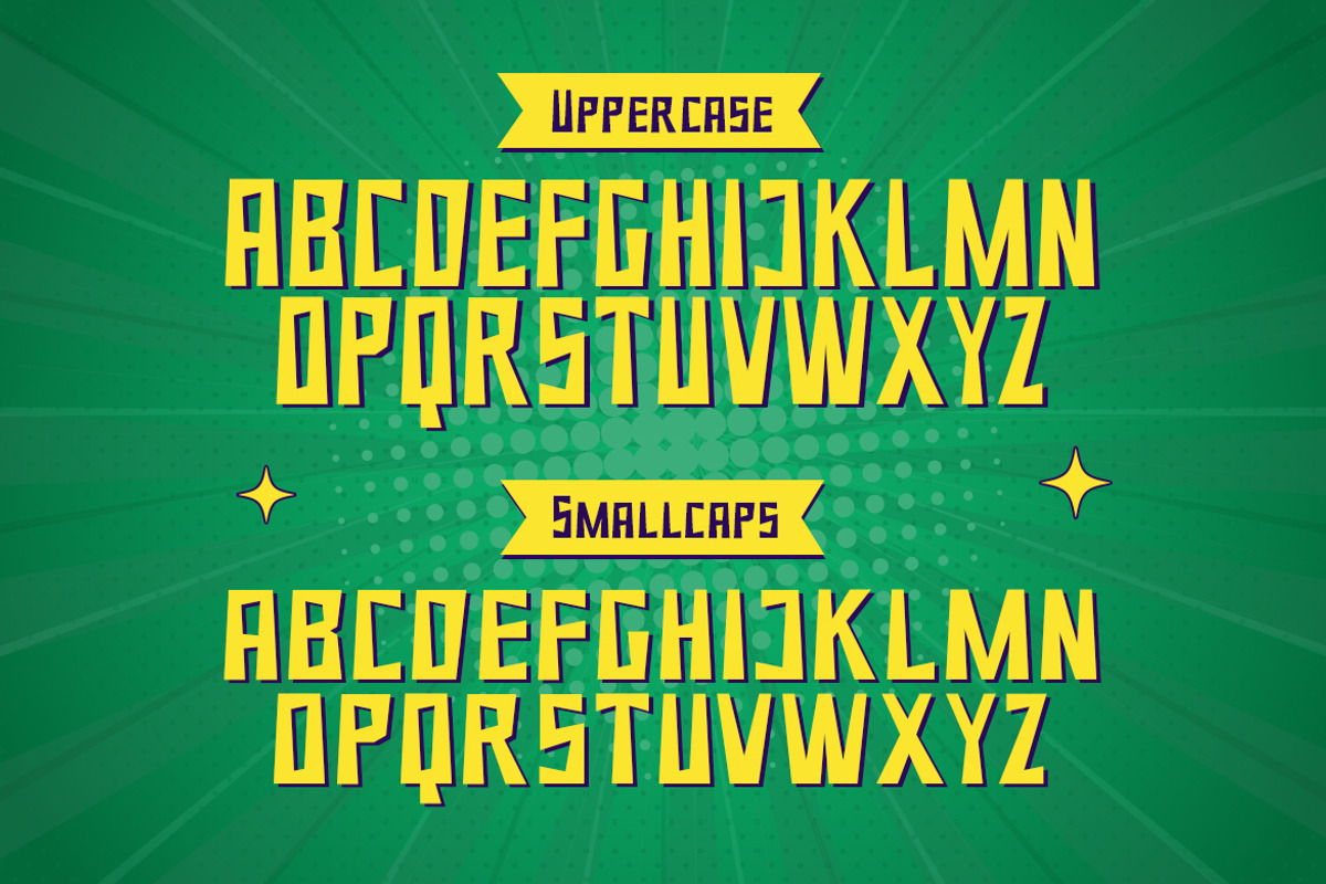 Shocked Up - Display Font, a Font by Typefactoryco (Photo 2 of 10)