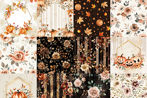 Autumn Digital Paper Pack