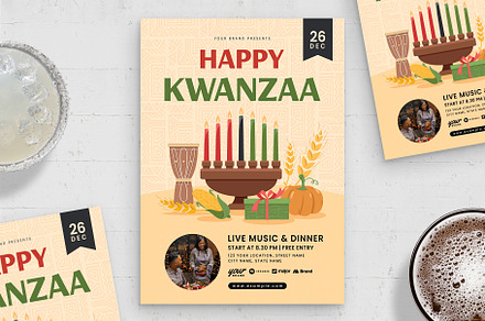 Kwanzaa Flyer Template