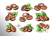 Coffee Time. Watercolor hand drawn, a Food Illustration by Daria Ustiugova (Thumbnail 15 of 18)
