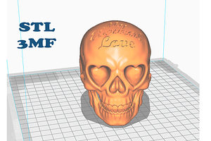 3D STL/3MF Skulls Collection