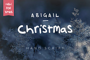 Abigail Christmas Hand Script, a Handwritten Font by AlexGilmoreDesign (Thumbnail 1 of 4)