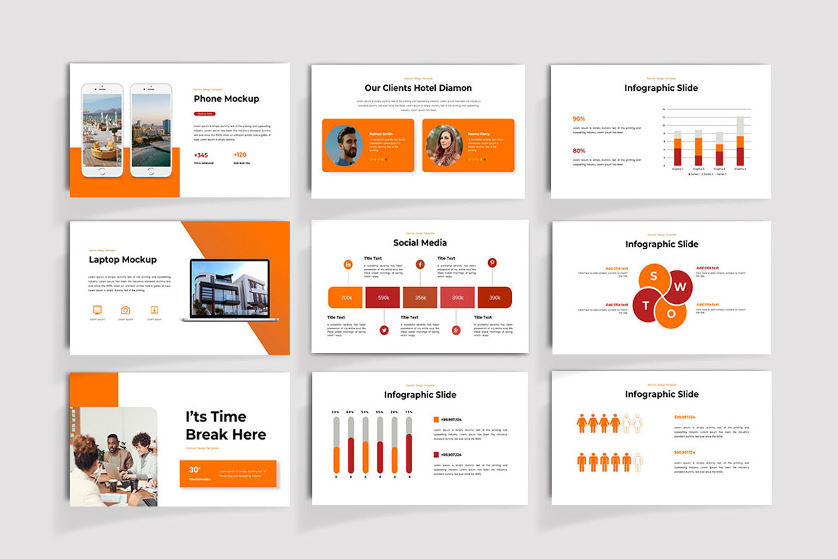 Diamon Powerpoint Template, a Presentation Template by yanindesign (Photo 5 of 6)