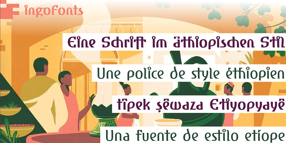 Amhara, a Sans Serif Font by ingoFonts (Photo 2 of 10)