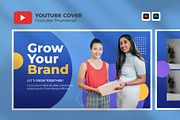 Marketing - Youtube Thumbnail Cover, a Social Media Template by hekenostudio (Thumbnail 1 of 4)