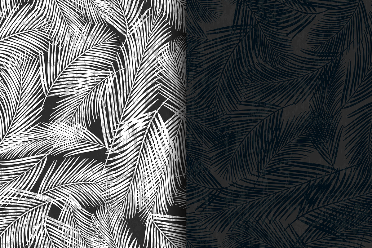 Palm leaves, a Pattern Graphic by Alla_Ri_Shop (Photo 3 of 6)