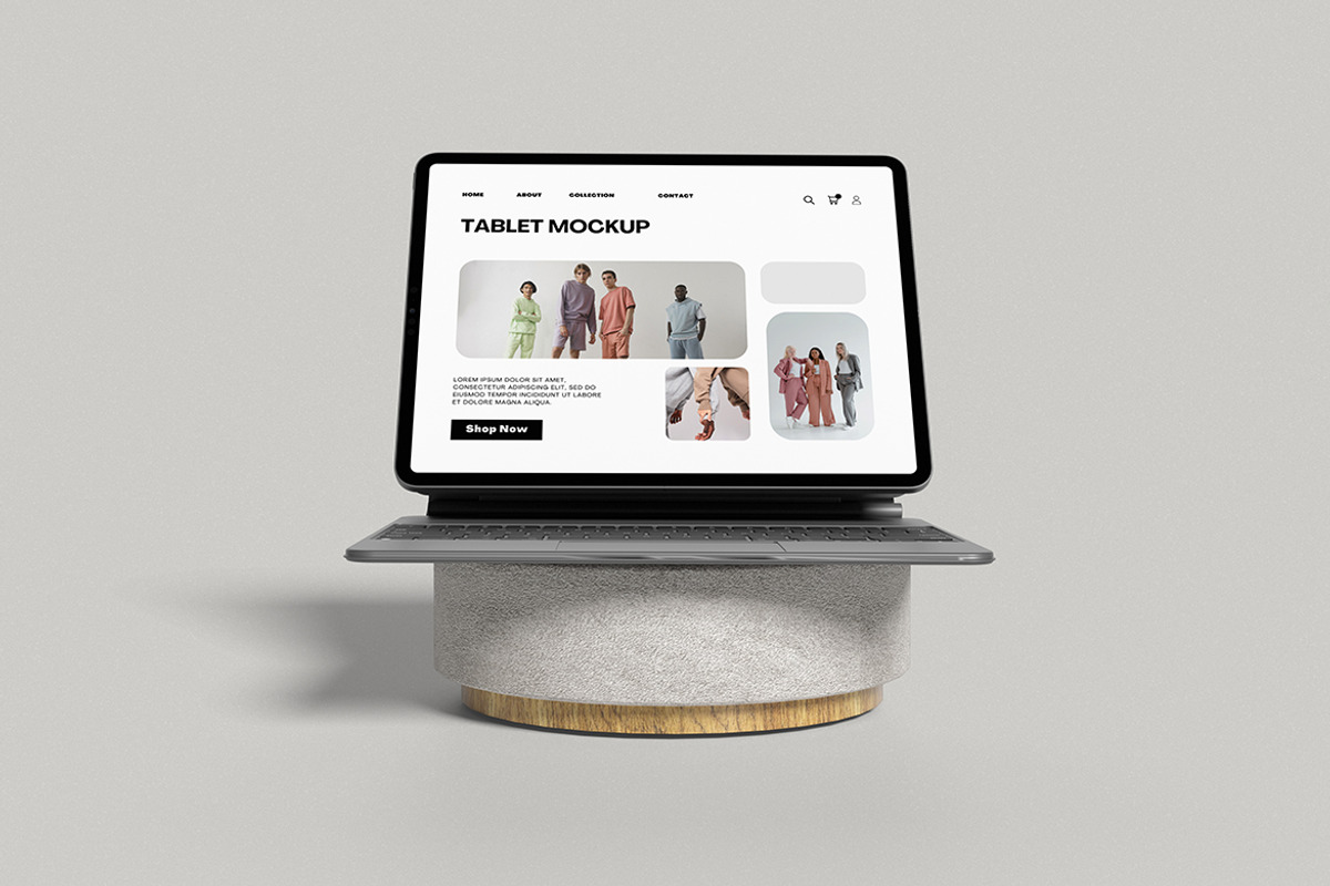 Tablet Mockup, an iPad Mockup by swsi-studio (Photo 2 of 5)