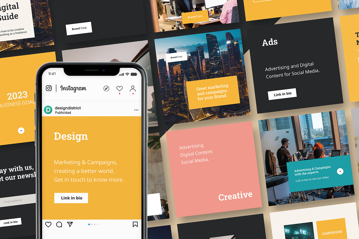 Design & Marketing - Social Media, a Social Media Template by Design District (Photo 1 of 10)