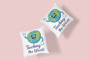 Teaching the World Teacher T-Shirt, an Object Illustration by Ghagra (Thumbnail 5 of 7)