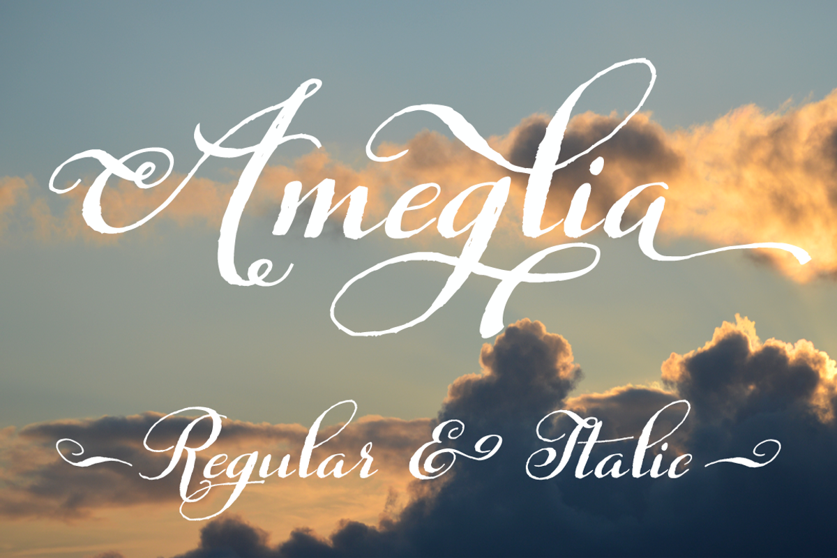 Ameglia Family Regular & Italic preview 2