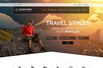 Adventure and Tour Html Template