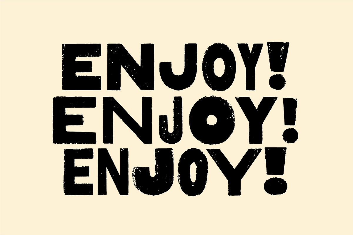Mixed Font! Handmade! Bold! Texture!, a Font by Studio Funshop by Kelli (Photo 13 of 13)