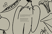 Hand drawn vegetable Illustrations, a Food Illustration by GFB Studio (Thumbnail 2 of 7)