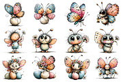 Whimsical Easter Butterfly Clipart, an Illustration by Sublimation Artist (Thumbnail 3 of 7)