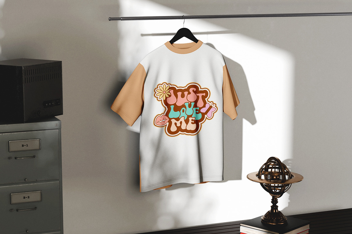 Just Love Me T-Shirt Design, an Object Illustration by Ahluva Studio (Photo 4 of 6)