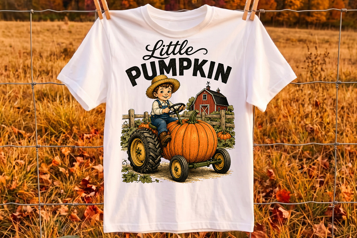 Cute Autumn Shirt Design,Little, an Object Illustration by Libby Wishes (Photo 3 of 4)