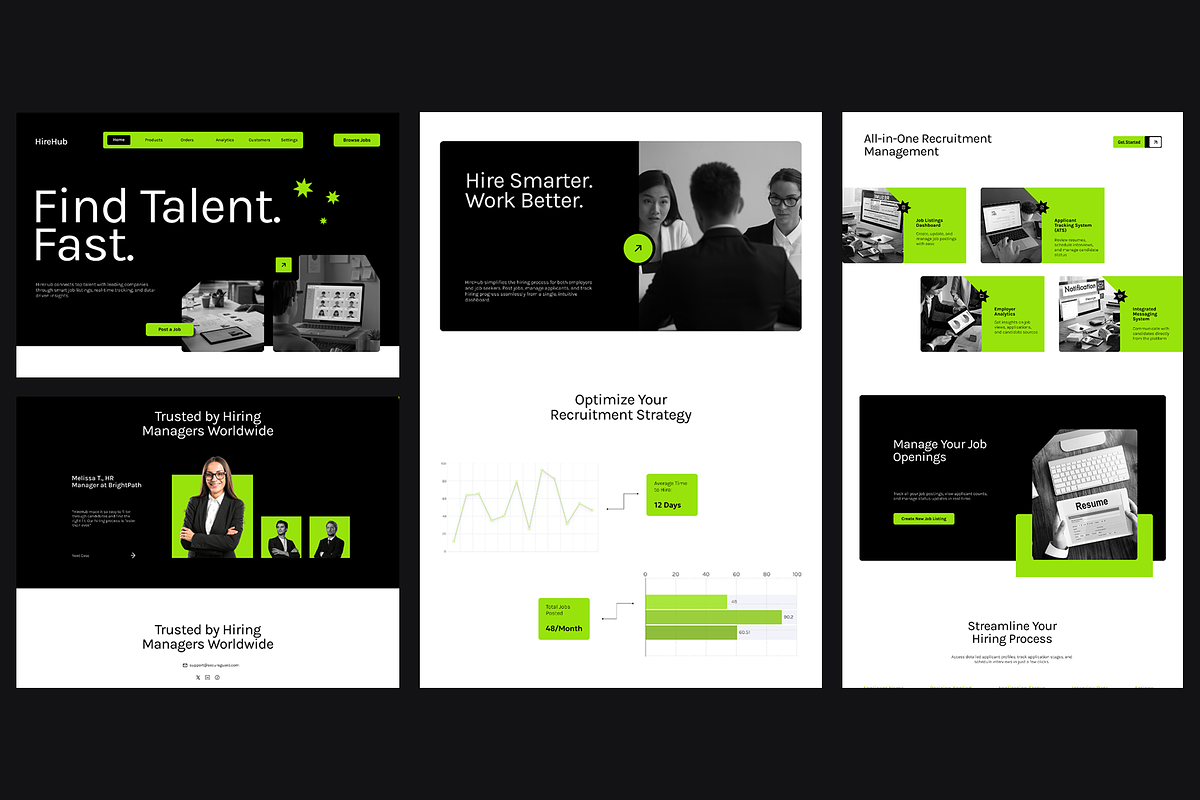 Figma Job Recruitment Platform, a Websites & App Template by Musara (Photo 4 of 6)