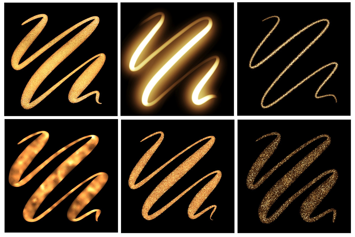 Procreate Glitter Brushes, a Brush Add-On by Elenbushe (Photo 6 of 12)
