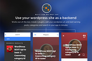 Magaza: WordPress managed Ionic2 app, a HTML Template by Audacitus (Thumbnail 2 of 5)