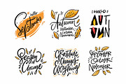 Autumn Lettering & Illustrations, a Seasonal Illustration by Oktyabr (Thumbnail 6 of 7)