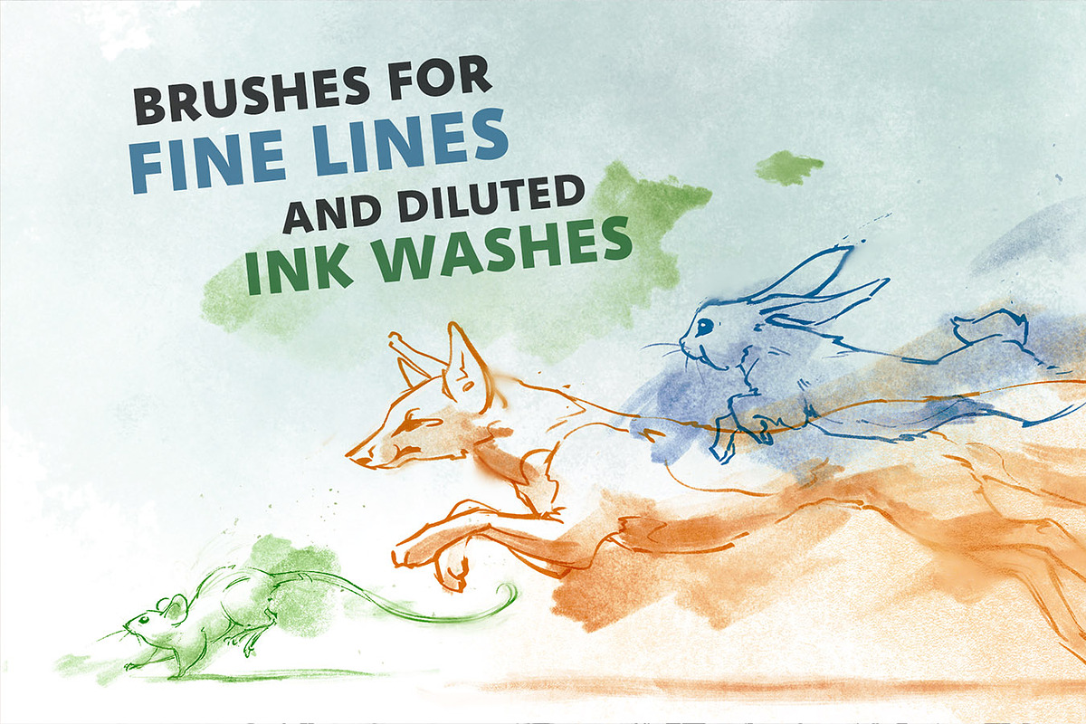 Lane's Dirty Ink Brush Pack, a Brush Add-On by Lane Draws (Photo 7 of 8)