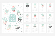 Cacti calendar 2019, an Illustration by Artnis (Thumbnail 2 of 4)