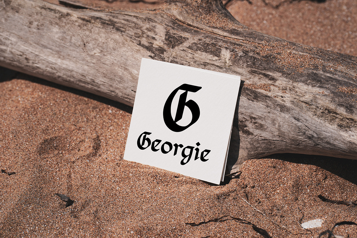 Midsofters - Blackletter Font, a Blackletter Font by AQR Studio (Photo 9 of 9)