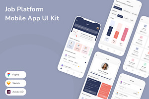 Job Platform Mobile App UI Kit