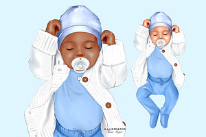 Baby Girl Baby Boy Clipart