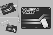 Black Mousepad Mockup, a Merchandise Mockup by Brand Earth (Thumbnail 1 of 4)