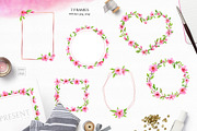 Spring flowers watercolor clipart, an Illustration by Brandianna (Thumbnail 4 of 9)