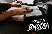 Hame Bnodia Brush Font, a Font by Authentic Studio (Thumbnail 5 of 6)